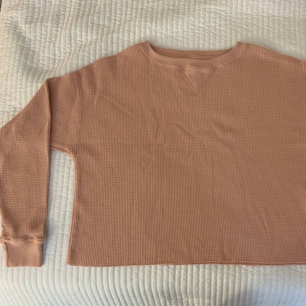 Pink Waffle Top